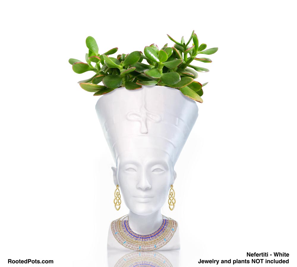 egyptian plant pot Nefertiti – Rooted Pots