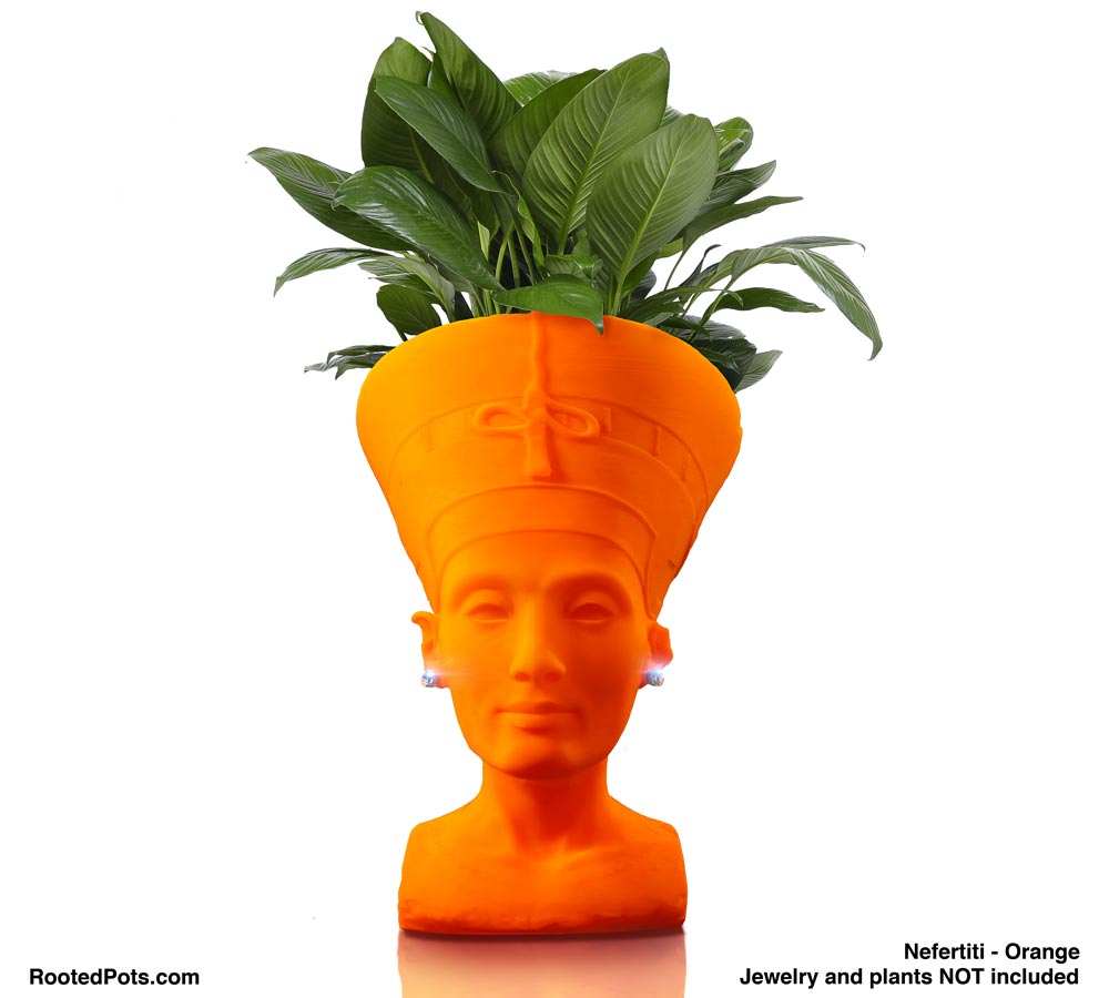 egyptian plant pot Nefertiti – Rooted Pots